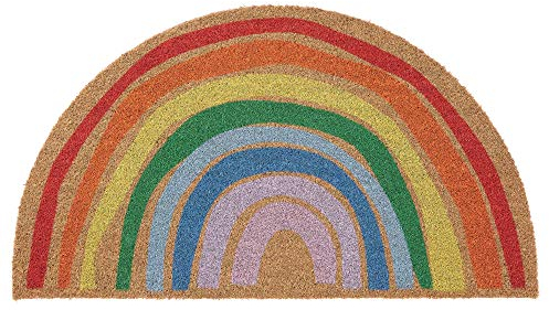Pillemark Fußmatte IKEA Fußabtreter innen - Regenbogen - Kokosmatte 50x90 cm