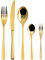 Sambonet - Taste Set di Posate da Tavola per 12 persone, 60 pezzi in Acciaio Inox finitura PVD, Lavabili in lavastoviglie, Gold