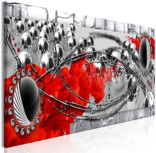decomonkey Bilder Abstrakt 150x50 cm 1 Teilig Leinwandbilder Bild auf Leinwand Vlies Wandbild Kunstdruck Wanddeko Wand Wohnzimmer Wanddekoration Deko Kugeln Modern