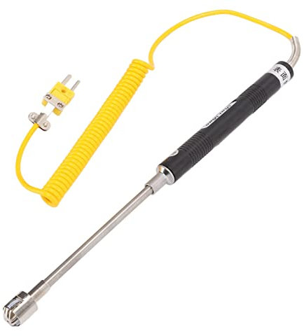 Sensore di temperatura di tipo K, Sensori di temperatura a termocoppia tipo K sonda termica per superfici in acciaio resistente al calore sensore a termocoppia(Straight shank surface thermocouple)