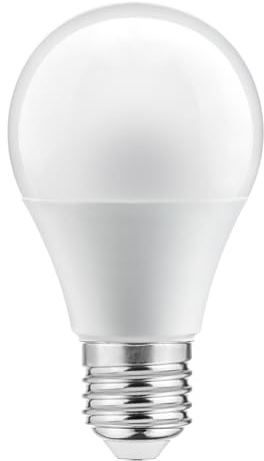 GTV LED Lampe A60 E27 9,1W 820lm 4000K Neutralweiß 230V 200° mit Mikrofon Bewegungssensor Automatik