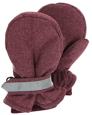 Sterntaler Baby Unisex Kinder Fäustel Handschuh - Baby Fäustlinge Winter, Baby Handschuhe - wasserabweisend mit Klettverschluss - pink, 4
