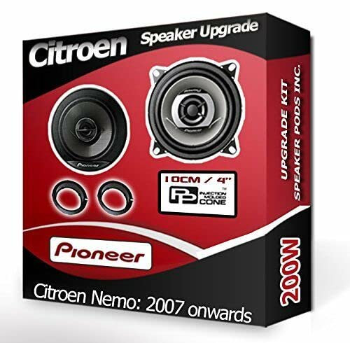 Nemo Speaker upgrade Front Door Pioneer car speakers 4 10cm 210W