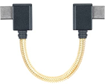 iFi 90 ° Typ-C-OTG-Kabel, superschnelle Geschwindigkeit/Audiophile Qualität, OTG