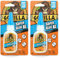 Gorilla Super Glue XL 25g (2 Pack)– All Purpose Adhesive, Fast Setting & Impact Tough with Anti-Clog Cap