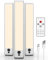 EZVALO Schrankbeleuchtung 23cm mit Fernsteuerung & Bewegungsmelder, 1600mAh USB Unterbauleuchte Küche LED, 3500K Unterschrank Beleuchtung für Kleiderschrank, Küche, Treppe (3 Stück)