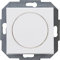 Kopp Athenis Universal-Dimmer mit Druck-Wechsel-Schalter für LED, Phasenan- und Phasenabschnitt, LED 3-100 Watt, Glühlampen 10-250 Watt, arktis-weiß, matte Oberfläche, 845832080