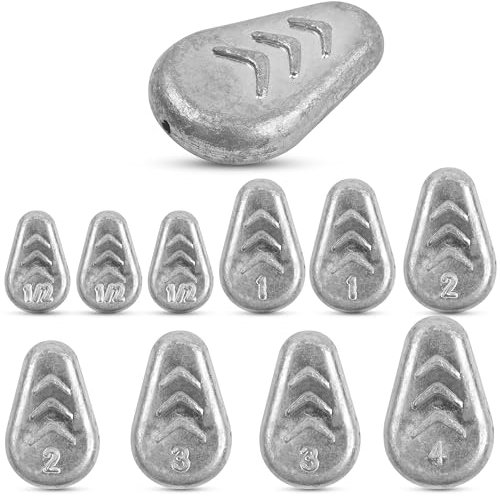Angelgewichte ohne Rollen, flache Inline-Sinker-Gewichte, kein Verhaken, Salzwasser, Surfen, Angeln, Gewichte, Ausrüstung für Wels-Rig