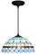 12 Tischlampen Im Tiffany-stil/barocke Schreibtischlampenleuchte, Handgefertigtes Buntglas Und Körper, Europäische Nachttischlampe Im Vintage-stil, Wohnzimmer Mit Pastoralem Ak (12DIAODENG)