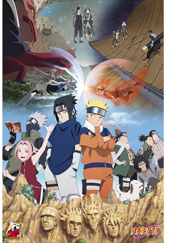 GB eye - Naruto, Maxi-Poster, 91,5 x 61 cm, Motiv: Wille des Feuers