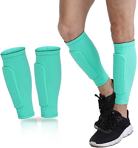 Protège-tibias de football pour adultes et jeunes - Chaussettes de football pour protège-tibias - Légères - Respirantes et faciles à enfiler