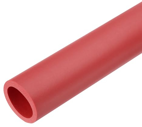 QUARKZMAN 61cm Rohrisolierung Schaumstoff, Durchmesser 28mm Isolierstärke 5mm Heizungsrohr Verkleidung für Fitnessgeräte, Rohre, Handhaben (Rot)