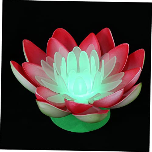 WOONEKY Bunte Lotus Laterne Lotus Lampe Batteriebetrieben Lotus Licht Party Lotus Licht Hochzeit Lotus Licht LED Lotus Licht Lotus Licht Ornament Lotus Licht