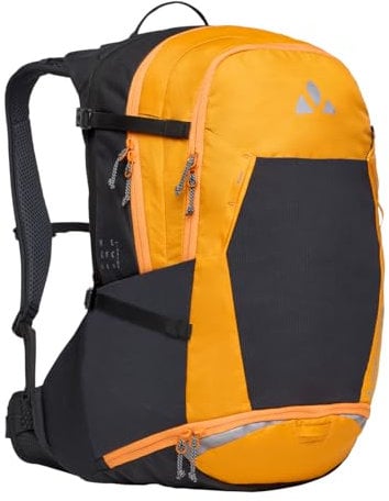 VAUDE Bike Alpin 23+5 – Mountainbike Rucksack 23L + 5L Erweiterung mit atmungsaktivem Rücken, ergonomischem Tragesystem und robusten Materialien – ideal für längere MTB-Touren