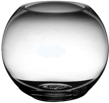 Acuario Tanque de Peces de Vidrio Transparente Engrosado, Tanque Redondo Grande for Peces, Acuario de Escritorio, Tanque de Peces for Sala de Estar, Tanque de Tortugas Pecera(S)