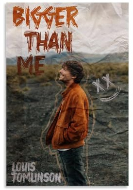HATJZRUM Louis Tomlinson-Film-Poster, TV-Serie, Kunstposter, Druckposter für Hausbau, ästhetische Dekoration, Leinwand, Wandkunst, Schlafzimmerdekoration, 60 x 90 cm, ungerahmt, 4