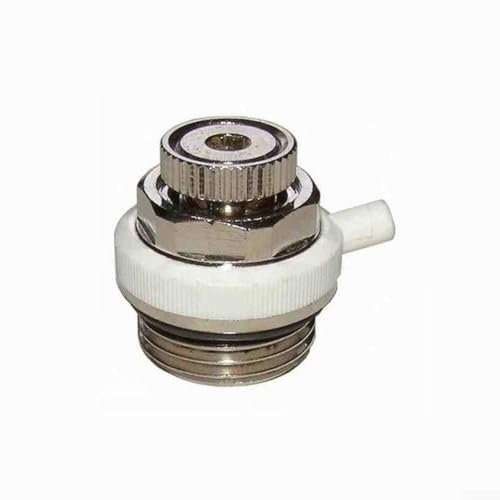 ZiStarlilife Vent Valve, 1/2 for BSP Thread for Radiators, Radiator Bleed Valve Replacement, Automatic Leakage Prevention Bleed Valve for Heating(1pcs)