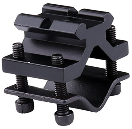MyHaing 20mm P/W Schienen System Barrel Mount Adapter für Scope Taschenlampe Laser