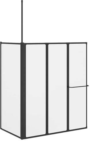 vidaXL Mampara de ducha Blanco 120 x 70 x 137 cm Aluminio