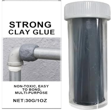 Rrlihjgu Pegamento para Cerámica,Masilla Adhesiva de Reparación Manual 30g - Impermeable Fuerte Resistente al Calor Rápido para Conexiones de Tuberías Agujeros en Paredes Azulejos