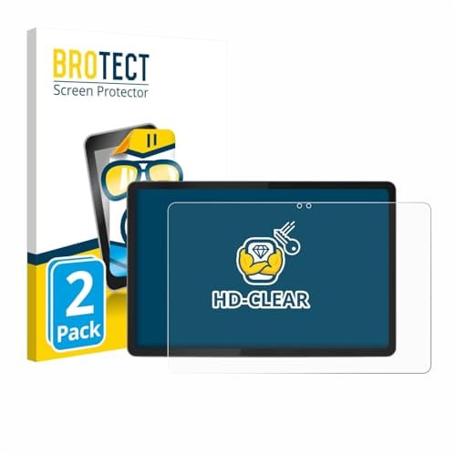 BROTECT Schutzfolie für Lenovo Idea Tab 11 2025 TB336FU | 2 Stück Transparenter Displayschutz Made in Germany Klare Displayschutz-Folie Clear Einfache Montage Case-Friendly