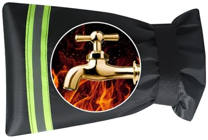 Housse Pour Robinet Exterieur, Housse de Protection Robinet, Bouclier Thermique Antigel/Neige/Pluie/Gel/Froid Pour Robinets de Jardin et D'extérieur (black 1)