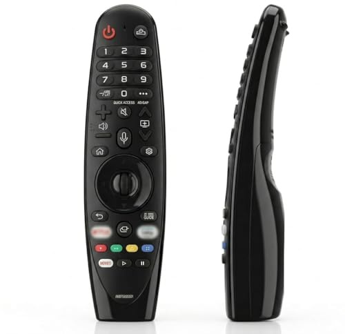 Control Remoto MR20 para LG Smart TV Universal Reemplazo Magic Remote | Compatible con MR20GA/19BA/18BA/21GA/22GA/23GA/650A/AKB75855501 | ABS Resistente | Alcance 20m | sin función voz ni puntero