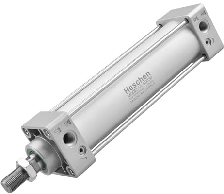 Heschen Pneumatic Standard Cylinder, SC 50-150, PT1/4'' Port, 50mm Bore, 150mm Stroke, Double Acting