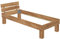 Erst-Holz Einzelbett Buche 100x200 hohes Massivholzbett Seniorenbett 60.81-10 oR