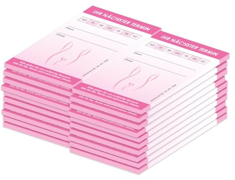 PRICARO Terminblock für Gynäkologen (20er Pack)