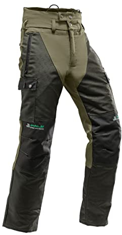 Pfanner Nachsuchehose Aramid-Faser verstärkt und Gladiatorstoff, Farbe:Olive, Größe:L (kurzgr.)
