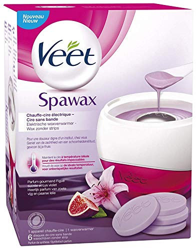 VEET Lot de 5 Kits Spawax Chauffe Cire Electrique avec 6 Disques Recharges Cire