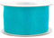 Organzaband 38mm x 25m Rolle - FARBAUSWAHL in 3/6/12/25/38mm - transparent, farbecht & waschbar - Schleifenband für Hochzeit - Geschenkband zum Verpacken Dekorieren Basteln - Türkis 340D
