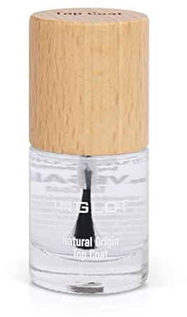 INGLOT COSMETTICOS Natural Origin, veganer Nagellack, atmungsaktiv, vegane Formel, 8 ml, Farbe: transparent