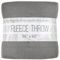 50x60 Throw Blankets, Fleece Throw Blanket for Livingroom, Couch, Chair, Bed (Heather Grey)