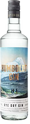 Humboldt Gin 43% vol. (1 x 0,7l) | Rye Dry Gin mit Wacholder-Note und würzigem Aroma | Premium Gin aus Berlin | Ideal für Gin Tonic, Longdrinks oder Cocktails