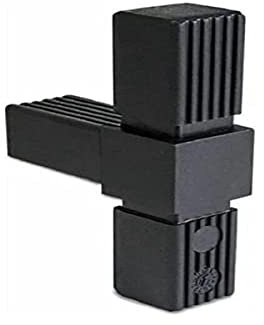 cyclingcolors connettore tubo quadro 20x20 25x25 30x30 plastica 20mm 25mm 30mm quadrato supporti staffe mensole (T (25mm))