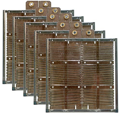 Place4parts Compatible Older Style Toaster Heating Elements for DUALIT Set of 5 for 4 Slice Four Slot