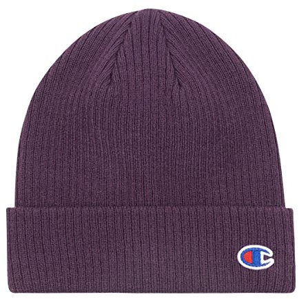 Champion Logo Cuff Beanie, Burgundy, Einheitsgröße