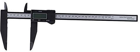 Vernier Calipers, 0-300MM Measurement, ±0. 02MM Accuracy Digital Caliper Calipers Measuring Tool with Long Jaw For Schools, Carpentry, Farms, Homes