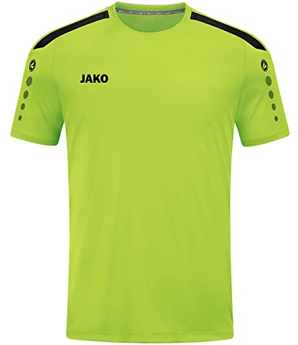 JAKO Kinder Trikot Power (Kurzarm), Neongrün, 164