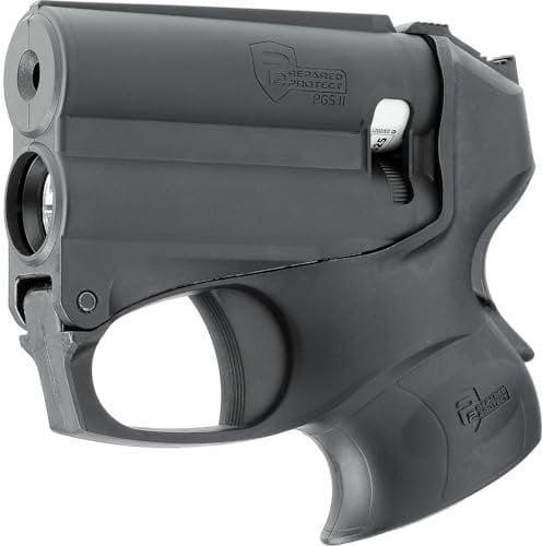 P2P Pfefferpistole PGS II, Tierabwehr Waffe, inkl. Pfefferspraykartusche, Abwehrset zur Selbstverteidigung von Tieren