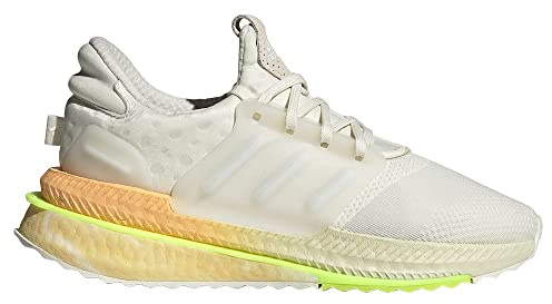 adidas X_plrboost Herren-Laufschuh, OWHITE/FTWWHT/LINGRN, 40 2/3 EU