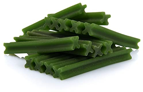 MERSJO Zahnpflege Hund Dental Sticks - Gesunde Snacks, Hunde Leckerlis Ohne Getreide, Zucker und Künstliche Farbstoffe, Unterstützt Zahnreinigung und Reduziert Mundgeruch S (bis 10kg) 28 Stück