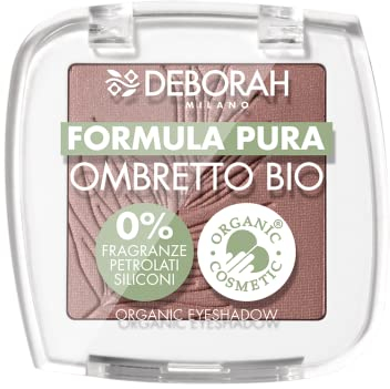 Deborah Augenlidschatten Mono Bio Formel Pure Color Nr. 04 Mat Antique Pink, mit Inhaltsstoffen 100% natürlichen Ursprungs, Vegan und Tierfreundlich