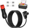 12V KFZ Netzteil Kabel für Kühlbox Dometic, Alpicool, Waeco CF, ARB, Setpower, ICECO, Zigarettenanzünder stecker, 4M 12V Stecker Auto Kühlschrank Kabel 12V Ersatzkabel Kühlbox Kable