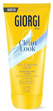 Giorgi Line Gomina Clean Look con Aceite de Argán, Gel Definidor sin Residuos 0% Siliconas, 0% Alcohol, Peinado Limpio y Pulido, Elasticidad y Fijación sin Acartonar, Fijación 2-170 ml