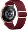Mastten - Cinturino elastico in nylon compatibile con Samsung Galaxy Watch 7/6/5/4, cinturino sportivo a sgancio rapido, 130-230 mm, Rosso vinaccia