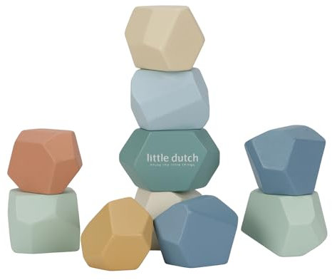 Little Dutch 7252 FSC Holz Stapelsteine - Forest Friends
