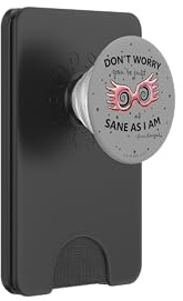 Harry Potter Luna Lovegood Spectrespecs Black PopSockets PopWallet for MagSafe